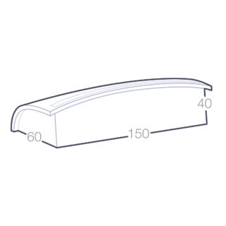 Dimensions du Socle Lumineux Tunnel Plaque Verre