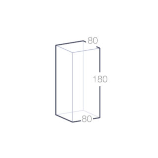 Dimensions du Trophée en Verre Rectangle 18x8 cm Personnalisé