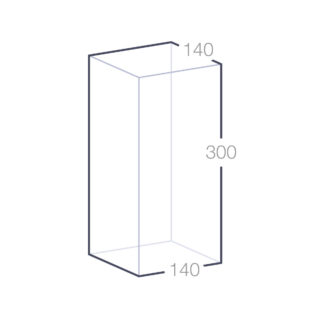Dimensions du Grand Trophée Rectangulaire 30 cm Personnalisé