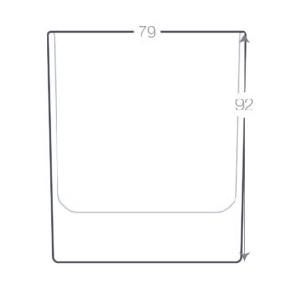 Dimensions d'un verre à whisky personnalisable par gravure laser.